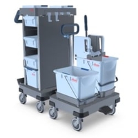 Vileda Professional Origo 2 A-B Reinigungswagen N.A.,  1 Stück