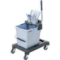 Vileda Professional Ultra Speed Pro Set,  25 Liter 147180,  25 Liter,  Einfachfahreimer mit Hebelpresse