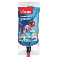 Vileda SuperMocio 3x Action System Wischmopp 109811,  1 Packung = 1 Stück