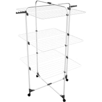 Vileda Turmwäschetrockner Level 3 157207,  Maße: 69 x 74 x 130 cm (L x T x H)