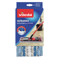 Vileda UltraMax Ersatzbezug extra feucht 161103,  1 Packung = 1 Stück