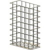 Wagner EWAR Drahtkorb,  aus Kunststoff,  11 Liter 923 720,  Maße (B x H x L): 264 x 384 x 103 mm,  weiß beschichtet