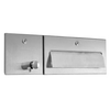Wagner EWAR Kombinierter Seifen- und Papierhandtuchspender WP 506 727 613,  Matt geschliffen,  1000 ml Seife,  250 Blatt