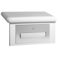 Wagner EWAR Papierhandtuchspender,  WP 165 731 186,  Hochglanzpoliert,  Fassungsvermögen: 250 Papierhandtücher