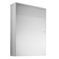 Wagner EWAR Papiermüllbehälter WP 131,  16 Liter 727 566,  Matt geschliffen