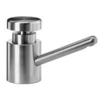 Wagner EWAR Tischseifenspender WP 191-3 für Flüssigseife 924 027,  Matt geschliffen,  Fassungsvermögen: 500 ml