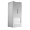 Wagner EWAR Toilettenpapierhalter WP 164,  verdeckte Reserverolle 727 200,  matt geschliffene Optik