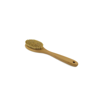 Waldkraft Badebürste mit festem Stiel,  geöltes Buchenholz,  30 cm 10045 01 21 600,  Holzbürste mit hellen Naturborsten