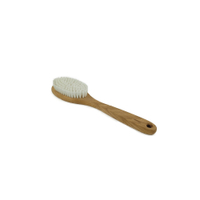 Waldkraft Badebürste mit festem Stiel,  geöltes Buchenholz,  30 cm 10045 01 51 600,  Holzbürste mit Bio-Nylon Borsten