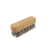 Waldkraft Bartbürste mit Fibre-Arenga Borsten,  7, 5 cm,  vegan 10037 02 11 600,  Material: Eichenholz