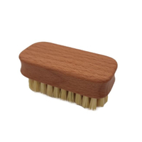 Waldkraft Nagelbürste für Kinder aus Buchenholz,  geölt,  6 x 3 cm 10036 01 21 600,  Holzbürste mit hellen Naturborsten