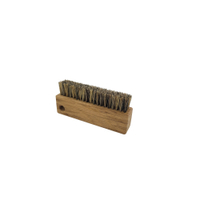 Waldkraft Nagelbürste schmal aus Eichenholz,  geölt,  9, 5 cm 10040 02 24 600,  Holzbürste mit grauen Naturborsten