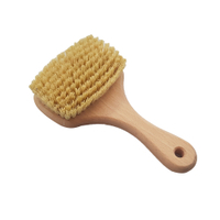 Waldkraft Saunabürste aus Buchenholz,  geölt,  19 cm 10046 01 01 600,  Holzbürste mit Fibre Borsten