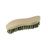 Waldkraft Scheuerbürste aus Buchenholz,  geölt,  S-Form,  21 cm 10082 01 01 600,  Holzbürste mit Fibre Borsten