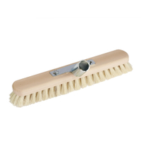 Waldkraft Schrubber mit Halter aus Buchenholz,  gewachst,  30 cm 10084 01 01 600,  Holzschrubber mit Fibre Borsten