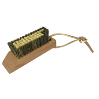 Waldkraft Schuhbürste aus Buchenholz,  geölt,  10 cm 10096 01 15 601,  1 Stück,  mit Lederband