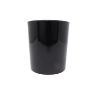 Waldkraft Toilettenbürstenhalter aus Glas,  Ø 8, 8 cm 10071 91 00 600,  Farbe: schwarz