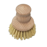 Waldkraft Topfbürste aus Buchenholz,  Ø 7cm 10006 01 01 600,  Holzbürste mit Fibre Borsten