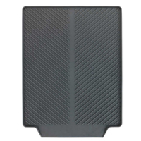 WENKO Abtropfmatte Linea,  strapazierfähig 54703100,  1 Matte,  Farbe: grau