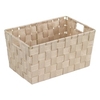 WENKO Adria Aufbewahrungskorb,  Beige 19882100,  Größe: S