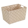 WENKO Adria Aufbewahrungskorb,  Beige 19888100,  Größe: M
