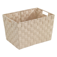 WENKO Adria Aufbewahrungskorb,  Beige 19888100,  Größe: M