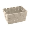 WENKO Adria Aufbewahrungskorb,  Beige 20685100,  Größe: Mini,  Form: rechteckig