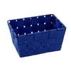 WENKO Adria Aufbewahrungskorb,  Blau 20358100,  Größe: Mini,  Form: rechteckig