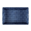 WENKO Adria Aufbewahrungskorb,  dunkelblau 23784100,  Maße (B x H x T): 30 x 15 x 20 cm,  S