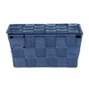WENKO Adria Aufbewahrungskorb,  dunkelblau 23786100,  Maße (B x H x T): 19 x 10 x 14 cm,  mit Deckel