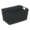 WENKO Adria S Aufbewahrungskorb 19878100,  Farbe: schwarz