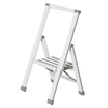 WENKO Alu-Design Klapptrittleiter 601014100,  1-stufig,  Maße (B x H x T): 44 x 69 x 33 cm