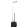 WENKO Avola Stand WC-Garnitur 22991100,  Farbe: schwarz