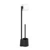 WENKO Avola Stand WC-Garnitur 23804100,  Farbe: schwarz / mattiert