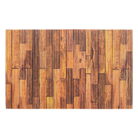 WENKO Badematte,  50 x 80 cm,  gemustert 24546100,  Muster: Lambris