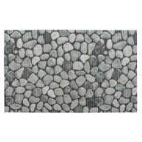WENKO Badematte,  50 x 80 cm,  gemustert 24548100,  Muster: Sassi