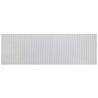 WENKO Badematte,  65 x 200 cm,  gemustert 24538100,  Muster: weiß