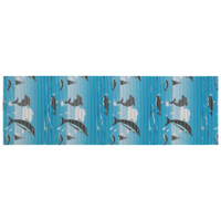 WENKO Badematte,  65 x 200 cm,  gemustert 24555100,  Muster: Delfin
