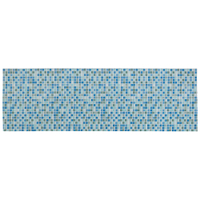 WENKO Badematte,  65 x 200 cm,  gemustert 24557100,  Muster: Mosaic