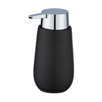 WENKO Badi Seifenspender 23652800,  Farbe: schwarz