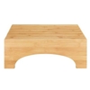 WENKO Badschemel Bambusa,  aus Bambus 24870100,  1 Badschemel,  Maße (B x H x T): 40 x 15 x 30 cm