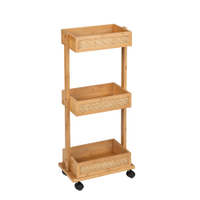 WENKO Badwagen Allegre,  4 Rollen,  18, 5 x 71, 5 x 32 cm 25609100,  1 Stück