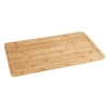 WENKO Bambus Herdabdeckplatte,  1er 53032100,  Farbe: Braun