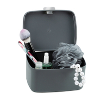 WENKO Barcelona Badbox 23981100,  Maße (B x H x T): 19, 5 x 11 x 16 cm,  anthrazit