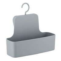 WENKO Barcelona Duschcaddy 23968100,  Maße (B x H x T): 26 x 24 x 9 cm,  grau