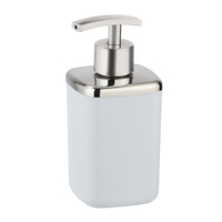 WENKO Barcelona Seifenspender 23956100,  Maße (B x H x T): 7 x 16 x 7 cm,  weiß