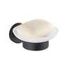 WENKO Bosio Black Seifenablage 24236100,  Farbe: schwarz / mattiert