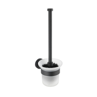 WENKO Bosio Black WC-Garnitur 24243100,  Farbe: schwarz / mattiert