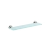 WENKO Bosio Glas Wandablage 20212100,  Edelstahl/ Glas