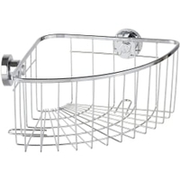 WENKO Bovino Power-Loc Eckablage 17792100,  Glänzend/ Chrom
